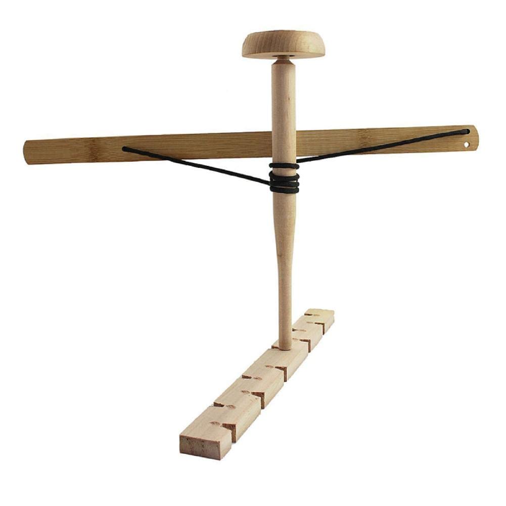 NATEFEMIN Outdoor Primitive Fire Starter Tool Wood Bow Drill Survival Friction Kit for Camping Hiking Backpacking Fishing Picnic Hunting Accessory