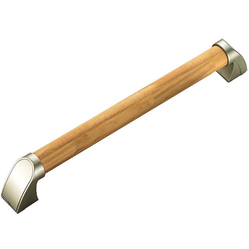 Grab Bars For Toilet, Anti Slip Wooden Shower Handle, Handicap Toilet Grab Bar, Safety Hand Rail Support, Elderly Assistance Products (17.6 Inch) (13.6 Inch) #TOP5