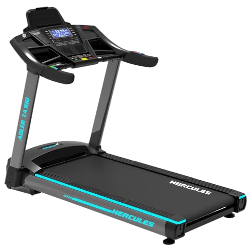 Image of Hercules TA100 6.0 HP AC Motor Commercial Treadmill with 22 Km /hr Max Speed, 150 Kg Max User Weight, 15-Level Auto Incline, Free Installation Assistance