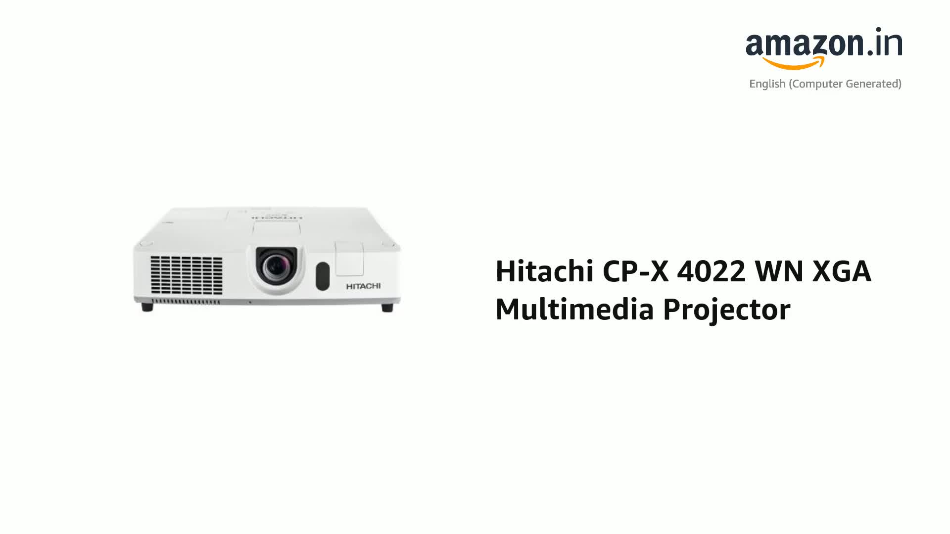 Hitachi CP-X 4022 WN XGA Multimedia Projector : Amazon.in: Electronics