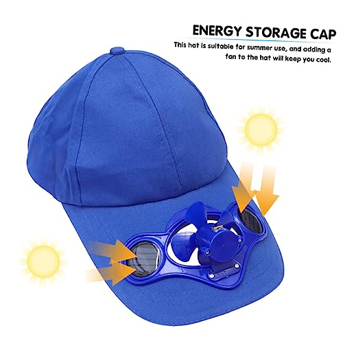 Sombrero con ventilador solar para niños con gorra de algodón fresca de verano 3