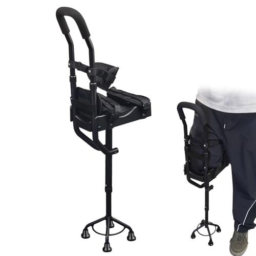 Hands Free Knee Crutch, Knee Crutch Mobility Support for Injury, Disability, Elderly.Replaces Crutches for Adults.Universal for Both Left and Right feet.
