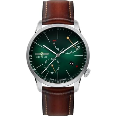 Zeppelin Flatline Date Men's Watch 83664 Cover