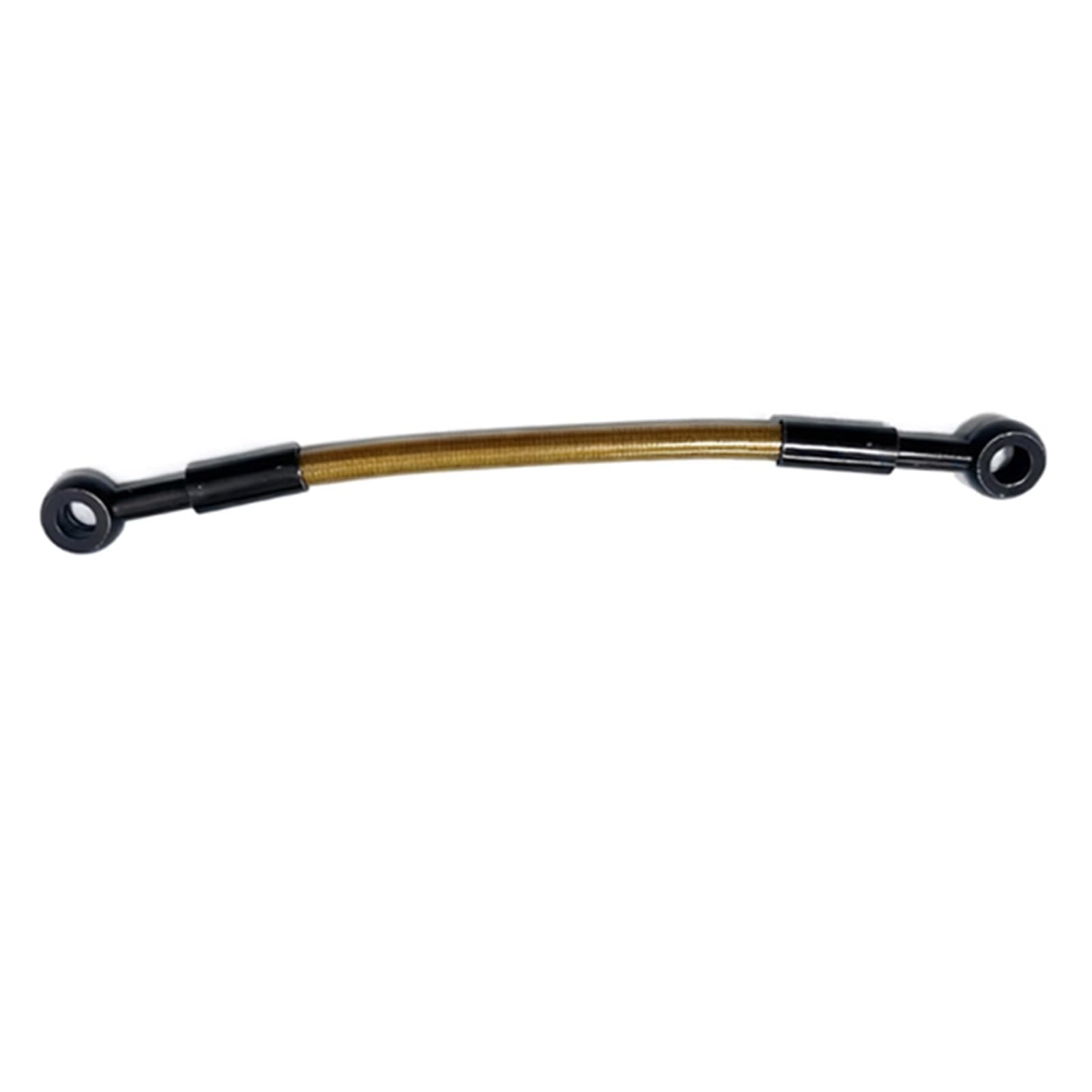 Motorcycle Brake Hose M10 Banjo 0°-0° Brown Motorcycle Hydraulic Brake Hose Line Braided Cable Oil Pipe 10CM-500CM Accessories(130CM)