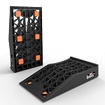 2.6" Lift Low Profile Car Ramps for Maintenance, Jack Support Only