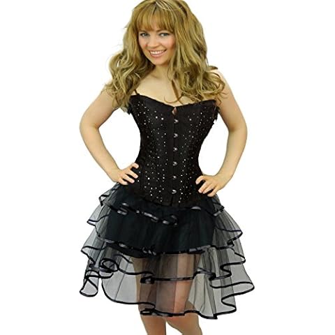 Yummy Bee Corset Top and Tutu Skirts Cover