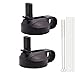 Bottiglia D'Acqua Coperchio di Paglia,2 Pcs Borraccia Sportiva Coperchio di Paglia,Con 4 Cannucce e 2 Spazzole per Cannuccia,Durevole,Sicuro e Non Tossico,Adatto per Borraccia Hydro Flask 12oz-64oz