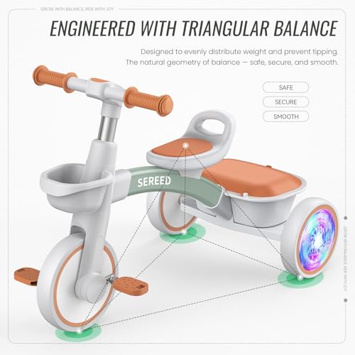 SEREED Colorful Lighting Tricycle