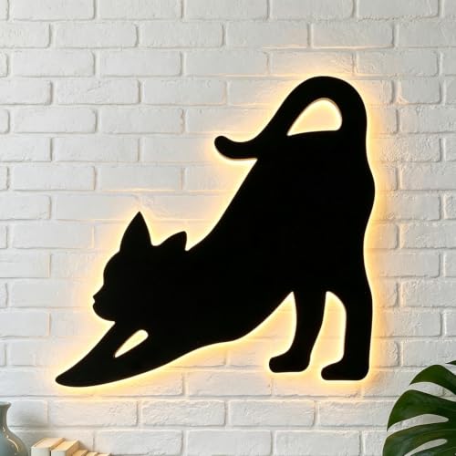 Lámpara de pared de gato con sensor ideal para iluminar el dormitorio infantil 3