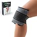 Poche de Glace en Gel Genou & Jambes (28x17 cm) - Compresse Chaud Froid Réutilisable - Soulager la Douleur: Tendon Rotulien, Arthrose, Ligamentaire - Sac Gel Glace avec Sangles Élastiques