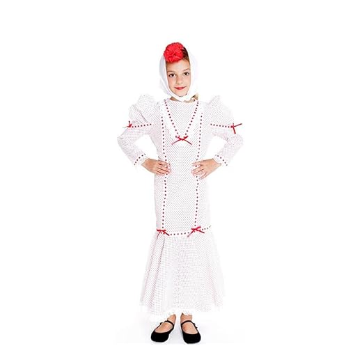 ZZ DISFRAZZES | Disfraz de Chulapa Lunares para Niña – Traje Madrileña Infantil – Disfraz para Feria de Abril, Carnaval y Fiestas Temáticas (Talla 1-2 años)