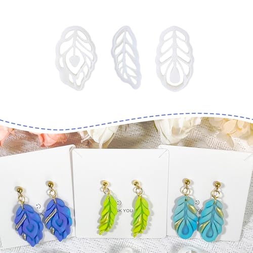 Xaekicr Polymer Clay Cutters – Feather Leaf Set