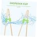 CONGARTENO 5pcs Chopsticks Training Covers Plastic Chopsticks Helper for Beginners Reusable Connector Easy to Use Suitable for All Skill Levels