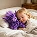 WinAdiGoo Purple Highland Cow Stuffed Animal Toy 10 inch Realistic Cattle Plush Doll Farm Toy Kids Gift