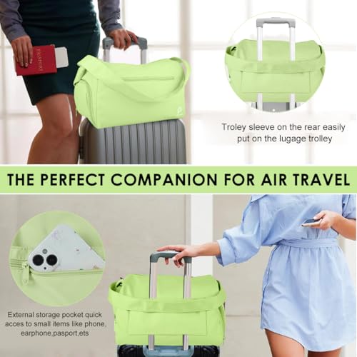 Image of PALAY Gym Bag for Women with Shoe Compartment Workout Sport Duffle Bags Travel Waterproof Shoulder Overnight Bags Lightweight Carry on Tote Bag for Swim, Yoga, Dance