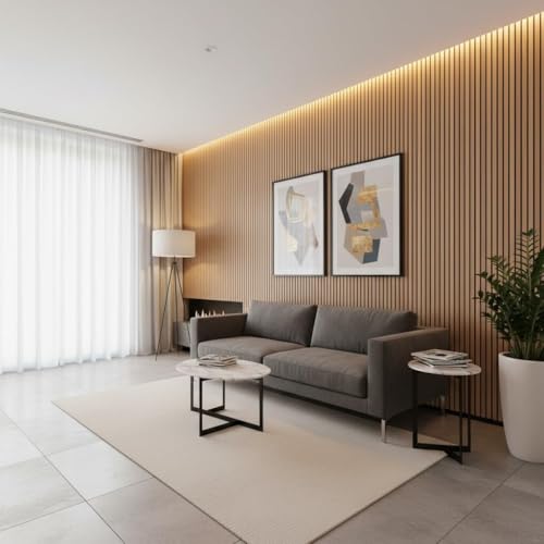 Image of Wallpaper for Walls | Vertical Wood Wall Stickers for Wall Decor | Self Adhersive Wall Paper for Home Kitchen Living Room and Bedroom | 45 Cm X 500 CM (1, Dark Wood)