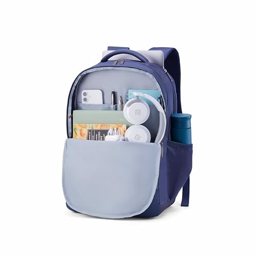 Image of American Tourister Regus | 32 Ltrs | 4 Compartments | Bottle Pocket | Ergonomic Padded Back Panel & Shoulder Straps | Laptop Backpack | 1 Year International Warranty | Navy