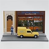 Sehr cooles Modellornament, kann aus mehreren 360°-Winkeln betrachtet werden, die Räder sind aus verschleißfestem Gummi, perfekt für Sammeln für Liebhaber von Automodellen, auch eine gute Wahl für Spielen, für den Vorschulbereich, für Dekorieren und Sammeln.