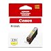 Canon CLI-221Y 2949B001AA iP3600 iP4600 iP4700 MP560 MP620 MP640 MP980 MP990 MX860 MX870 Ink Cartridge (Yellow) in Retail Packaging