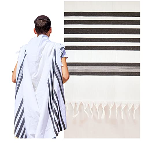 Tallit Prayer shawl for women and men – Traditional Kosher Jewish tallit from Israel – Made of Premium Wool