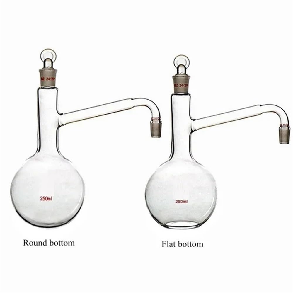 1 stücke Glaskolben 250 ML Glaskolben Verwenden for Den Einsatz for Ätherisches Extraktion Labor Glaswaren(Flat bottom 24x19)