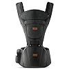 Baby Carrier with Hip Seat, Baby Carrier Newborn to Toddler, 6-in-1 Ways to Carry, All Seasons, Adjustable Baby Holder Carrier for Breastfeeding(Black) #5