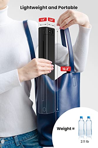 Colorwing Portable Printers Wireless For Travel - M08F Bluetooth Thermal Printer, Suitable For Mobile Office, Support 8.26" X 11.69" Thermal Paper, Compatible With Android And Ios Phone #TOP1