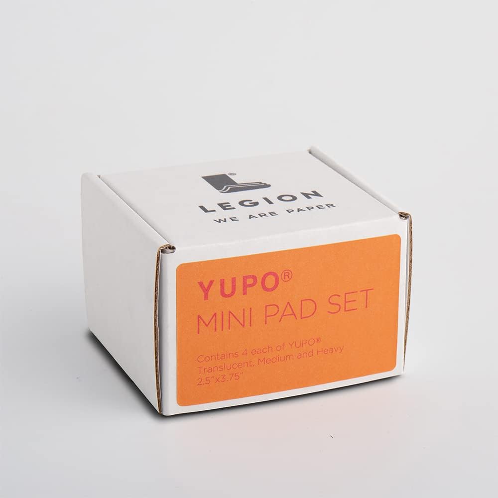 Legion Mini Pad Sampler Set: 12 Yupo Artist Pads, 2.5 by 3.75 Inches Each (L21-MINIPADKITYP)