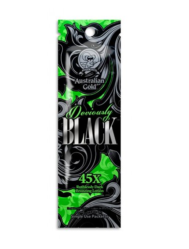 5 Deviously Black Bronzer Tanning Lotion Packet