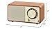 Sangean WR-7WL Wood Cabinet Mini Bluetooth Speaker with FM Tuner and Aux-in Walnut/Wood