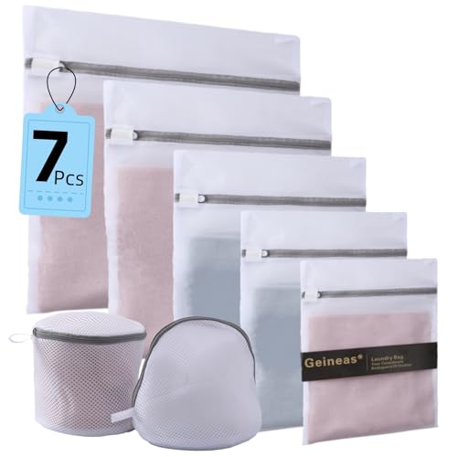 Laundry Bags Mesh Wash Bags Pack of 7 Delicates Bag for Washing Machine for Bra Lingerie Underwear Baby Clothes Socks