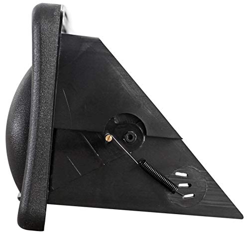 Image of Rockville RWSG4B Black Universal Marine /Boat Receiver Splash Guard Housing | Fits 1 DIN Head Units, UV-Resistant ABS, Spring Loaded Flip Door, Stainless Steel Hardware, EVA Foam Gasket, Waterproof