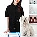 Holibanna Pet Grooming Workwear Barber Smock Dog Cat Stylist Apron Pockets Comfortable Fiber Machine Washable Size 2XL