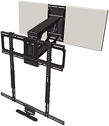 MantelMount MM700 Premier Fireplace TV Mount Pull Down Bracket for 50"-90" & 25-115 lb Televisions Above Mantel