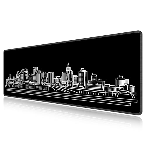 Tapis de souris large xxl pour éviter les douleurs au poignet sur le clavier