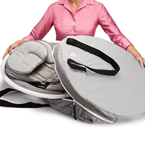 Image of Bluetooth Enabled Baby Swing with Travel Carrying Case