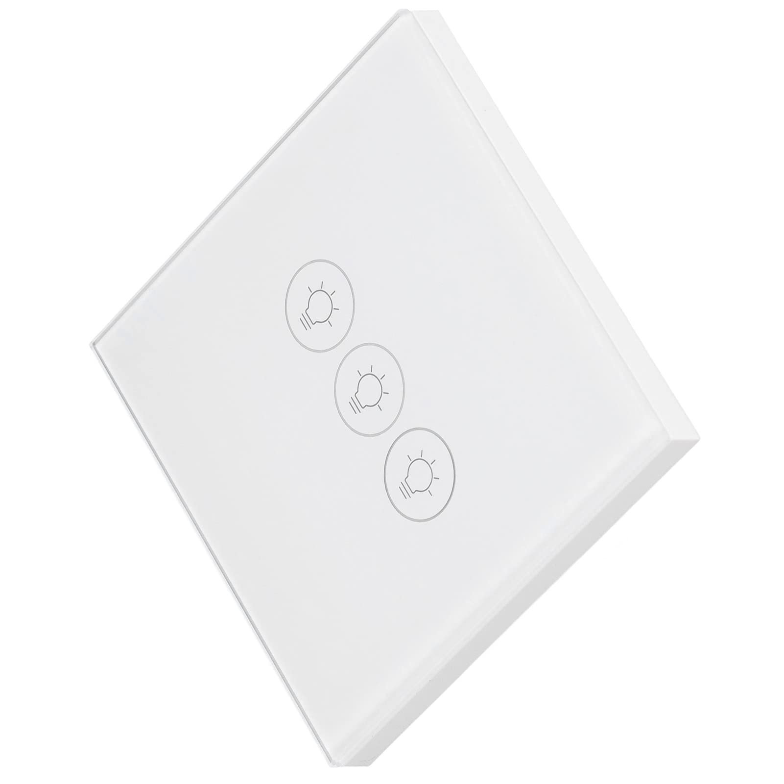 Interruptor de Luz Táctil WiFi con Temporizador, Tamaño 8,6 Cm