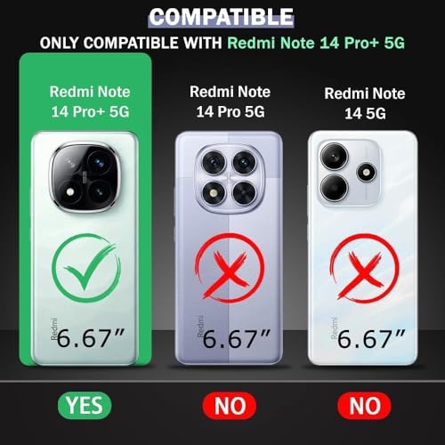 Image of KC Back Cover for Redmi Note 14 Pro Plus 5G - Crystal Butterfly Wrist Bracelet Dry Fixed Glitter Curly Wave Shape Shockproof Soft Silicone Case with Camera Protection (White)