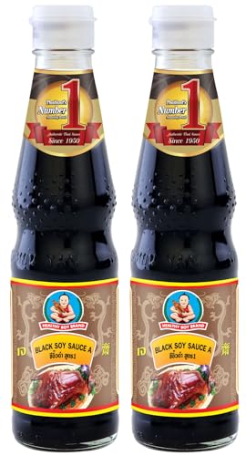 Healthy Boy Thai Black Soy Sauce, 14 Ounces, Product of Thailand (2 Bottles)