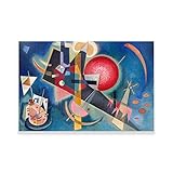 123 Life Wassily Kandinsky Canvas Wall Art - Im Blau Poster Print - Expressionism Painting - Abstrac