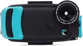 Watershot PRO Underwater Smart Phone Camera Housing Kit for iPhone 6 Plus & 6s Plus (Black/Limpet Shell) (flat + wide angle lens)