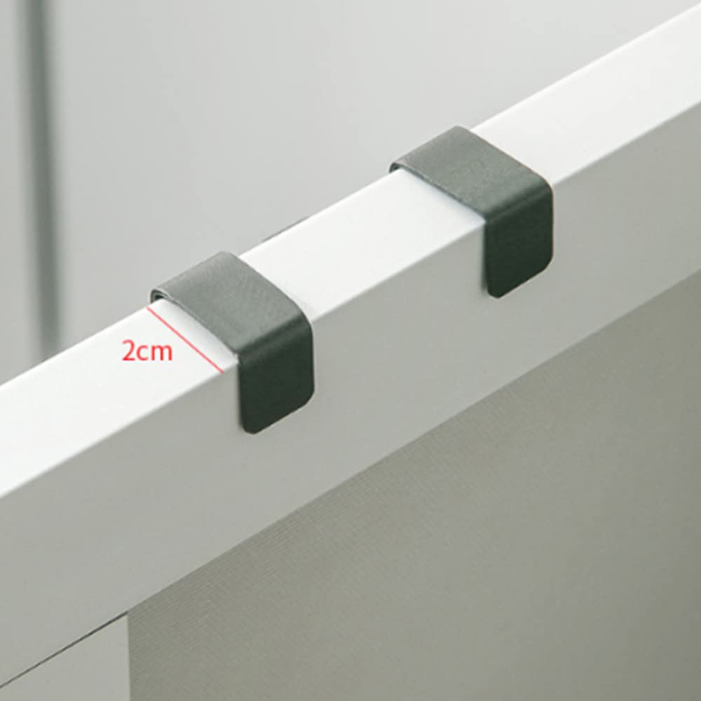 6 ganci in acciaio inox per appendere asciugamani, zaini, borse e accessori, resistenti e versatili per porte e cassetti