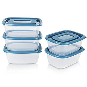 5PCS Contenedor refrigerado en plá...