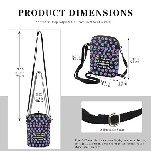 DandD Gift Role Playing Games Gift Dice Pouch DandD Accessory Pouch Bag Games Makeup Bag for RPG Gamer2