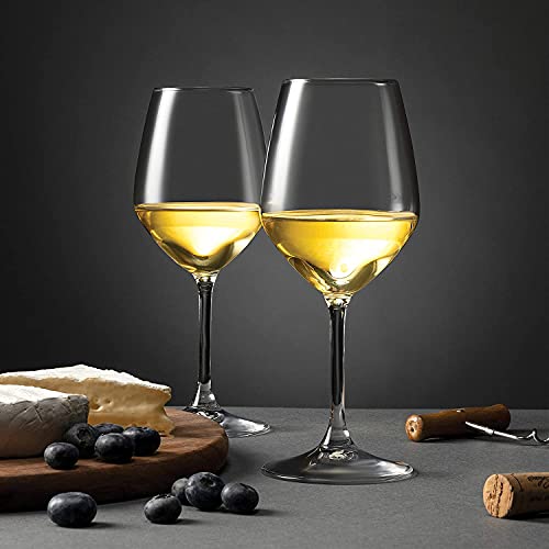 Novelty Italian White Wine Glasses Set for Parties and Weddings - Christmas Gift for Wine Lovers