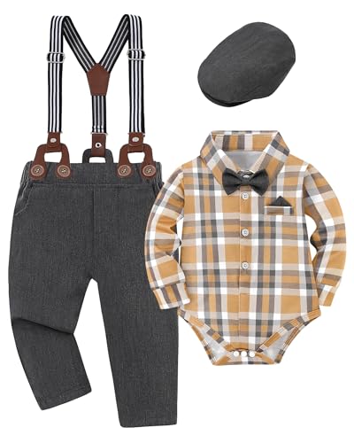 Image of SANMIO Baby Boy Clothes 0-24M Baby Boy Suits 4pcs Baby Boys Baptism Easter Outfits Baby Christmas Clothes