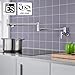 Sumerain Pot Filler Faucet Wall Mounted Stove Pot Filler in Chrome Finish