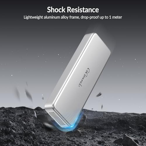 GiGimundo G40 USB4 40Gbps Portable SSD 1TB, CNC Crafted Aluminum, Built-in Active Turbo Fan External SSD for Content Creators and Creative Professionals, Up to 3200MB/S Ultra Fast Data Transfer - Image 4