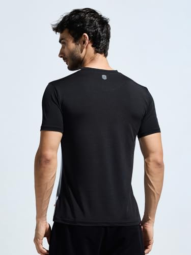 Image of Mens Stylish Supersoft Cut and Sew Breathable T-Shirt with HD Chest Print | Sports Tshirt for Men| Lightweight Men's T-Shirt| Men Tshirt