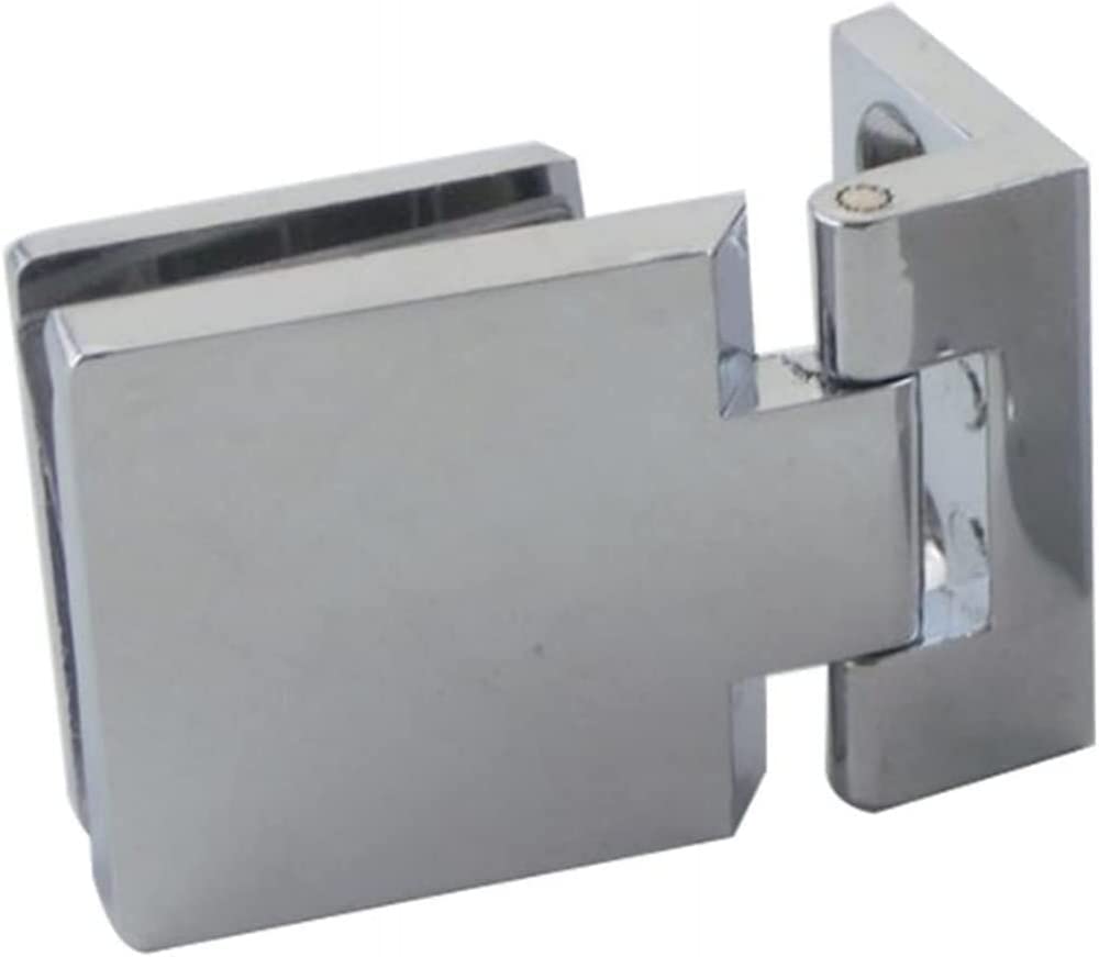 Xiazyusp One Color Diy Cupboard Cabinet Wall To Glass Door Hinges,Pivot Clamp Fit 5-8Mm Thickness Shower Hinge Clip